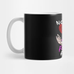 Nobody Fights Alone Breast Cancer Support Mug